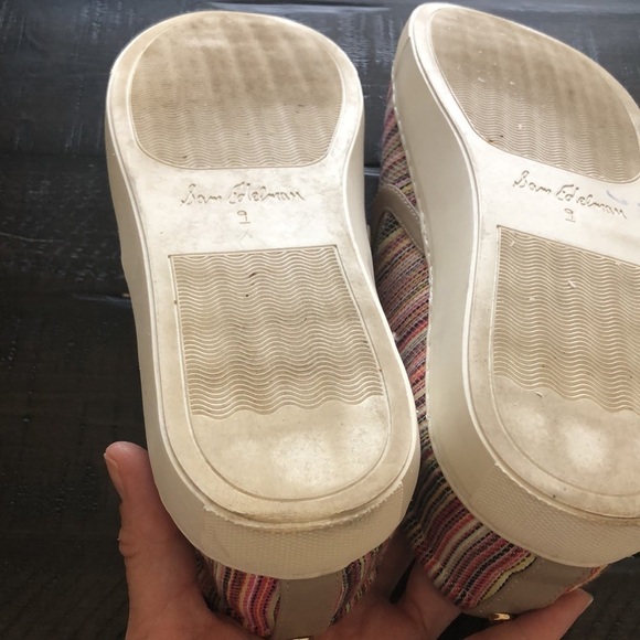 Sam Edelman “Peony” Multi Color Slip On Sneakers Size 9 Fabric Casual Shoes - Picture 16 of 16